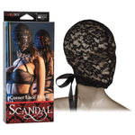 Scandal Corset Full Head Mask - Black