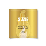 Make your partner blush with Sizzle Lips, the Edible Warming Gel that feels hot when you blow on it. The more you rub it in, the warmer it feels. Sizzle Lips Warming Gel is an especially great tasting, glycerin-based gel with no unpleasant after-taste! Pina Colada Flavour