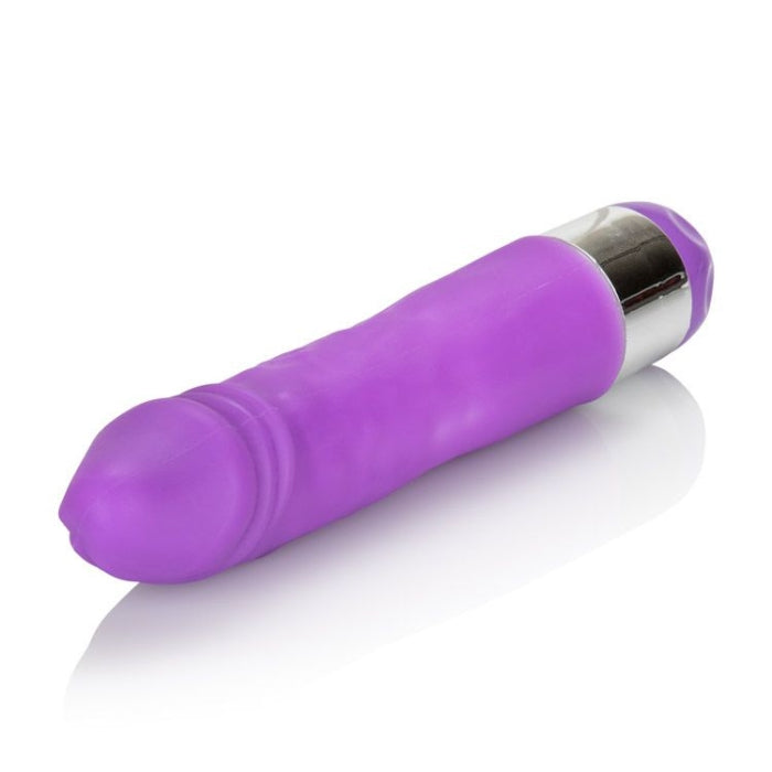 Shane’s World Silicone Buddy Vibrator packs powerful multi-speed vibrations into a compact, waterproof package for full body ecstasy on the go. With only the turn of a dial, you or a lover can easily control the intensity of good vibrations and enjoy the ultimate, foolproof pleasure. 1 AA battery, not included. Measurements 4.5 inches by 1 inches vibrator.