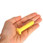 From Sinclair Institute comes the Deluxe Vaginal Dilator Set. Smallest yellow one on hand for size comparison.