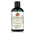 Sliquid is formulated with organic ingredients, Aloe vera based infused with seaweed extracts. It is suitable for Latex, rubber, plastic and silicone toys. Non-staining, unflavoured and unscented and is uniquely blended to encourage your body's own natural lubrication. It is also 100% vegan-friendly, non-toxic, and hypoallergenic.