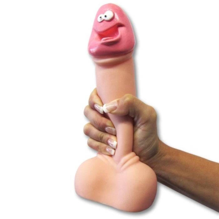 Release some stress and squeeze this hilarious squeaky pecker. Perfect as a "gag" gift, for bachelorette parties, pride events or to just add some fun and humour into you life.