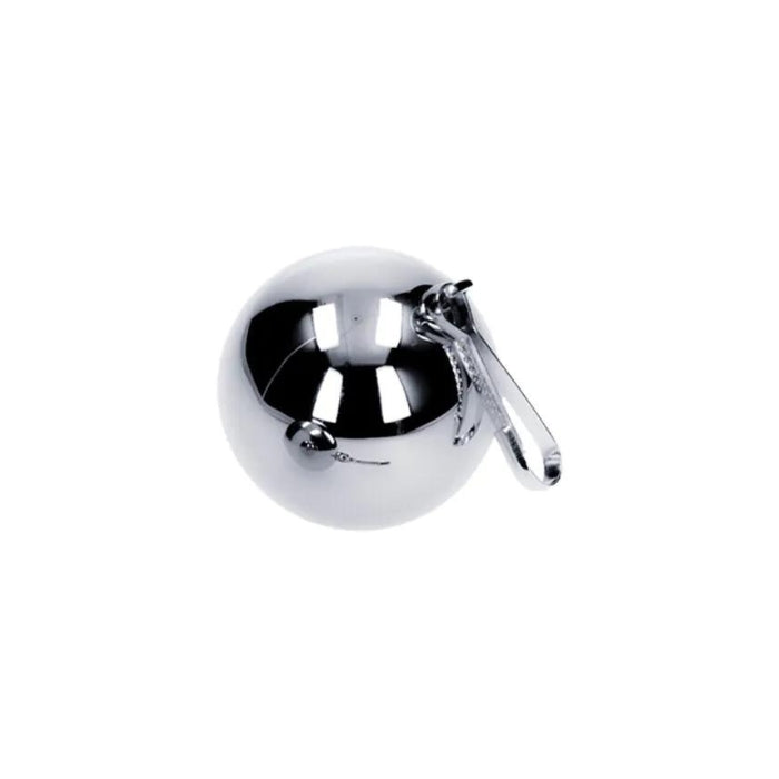 Ball weight made of stainless steel. This weight comes with a clip that can be attached to your favorite nipple, labia or cock ring toys. Ball Weight 110 Gram / 30 mm.