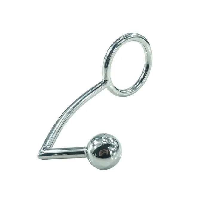 This beautifully polished stainless steel shaft has a cock ring attached on the one end measuring 50mm and a stiff anal ball of 30mm in diameter on the other end. Let this wonderful innovative product provide you with incredible sensations. This product was designed with advanced users in mind, very erotic and unbelievably stimulating.