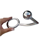 This beautifully polished stainless steel shaftter has a cock ring attached on the one end measuring 45mm and an anal ball of 30mm in diameter on the other end. Let this wonderful innovative product provide you with incredible sensations. This product was designed with advanced users in mind, very erotic and unbelievably stimulating.