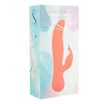 The tapered, curved tip on the rotating body is designed to massage your G-Spot and as the rotations speed up, so do the sensations.  The rabbit-style clitoral arm has an all-encompassing tip with elegant floral petals that flick and flutter as the vibration speeds increase, delivering powerful vibrations to your most sensitive area. Made from body safe silicone, 100% waterproof and USB rechargeable.