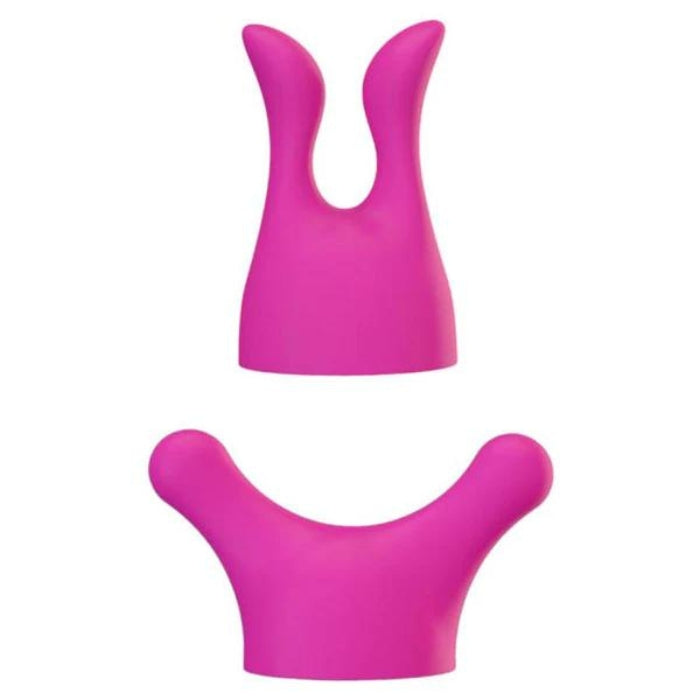 These 100% silicone attachments add more versatility and options to your PalmPower massager. The PalmBody set includes 2 attachments when used with PalmPower will help to alleviate your stress and provide and invigorating massage on areas that are usually overlooked! The PalmFinger is designed to relax every muscle in your fingers and on the palm of your hand. The PalmCurve has two rounded edges to glide over your arm, legs and body for a truly magnificent massage.