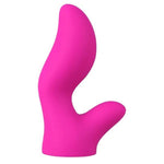 This 100% silicone attachment adds more versatility and options to your PalmPower massager. The PalmEmbrace includes an attachment that when used with PalmPower will help to alleviate your stress and provide and invigorating massage on areas that are usually overlooked! The PalmEmbrace has two striking curves for all encompassing pleasure.