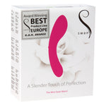 The Mini Swan Wand is a luxurious compact vibe gaining its inspiration from the mega successful Swan Wand. Beautiful in design, extraordinary in power, the Mini Swan Wand is perfect for someone on the go who loves to be naughty & adventurous. It is small and discreet. Seamless medical grade silicone finish. 100% waterproof, USB rechargeable. Powered by Power Bullet