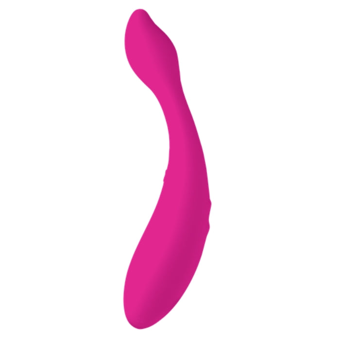 Famous for its slightly curved and sensual shape, the Mute Swan makes its presence known. Unique vibrations at each end complement the virtually seamless silicone finish allowing you to feel its strong vibrations across the entire surface. Waterproof and rechargeable.