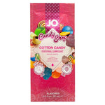 System JO CandyShop Cotton Candy is a personal water-based lubricant that will bring back memories of all these devilishly sweet desserts while creating a playful and intimate mood in your bedsheets. Filled with yummy natural cotton candy flavor, high-quality gel lubricates your most sensitive parts while providing the ultimate comfort and sensational sexual experiences. Plus, the lube washes off super easily!