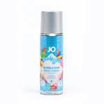 JO Bubblegum flavored lubricant from the Candy Shop collection lets you enjoy the playful flavors of sweet candies and familiar desserts. Featuring a water-based formula and the flavor of spun sugar, its sensual, comforting glide and silky-smooth feel are perfect for any intimate moment, particularly oral play. And when you’re done, it cleans off easily and leaves your skin feeling soft and moisturized.