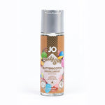 JO Butterscotch flavored lubricant from the Candy Shop collection lets you relive your sweetest memories of playful candies and familiar desserts. Featuring a water-based formula and the flavor of butter and brown sugar, its sensual, comforting glide and silky-smooth feel are perfect for any intimate moment, particularly oral play. And when you’re done, it cleans off easily and leaves your skin feeling soft and moisturized.