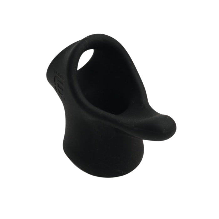 Black Tailslide 2.0, is an upgrade from the Tailslide 1.0 by adding a longer ball stretcher to it for even more sensuality. Made of Pure Liquid Silicone. This superior material feels velvety soft to the touch, stretchy yet strong and durable. These Tailslide 2.0 cockslings are very comfortable to wear and never pinch. Cock opening: 10.16cm, Ball opening: 20.32.