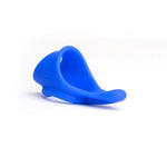 Blue Tailslide 1.0 is made of Pure Liquid Silicone. This superior material feels velvety soft to the touch, stretchy yet strong and durable. These Tailslide cockslings are very comfortable to wear and never pinch. Cock opening: 10.16cm, Ball opening: 20.32.