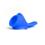 Blue Tailslide 1.0 is made of Pure Liquid Silicone. This superior material feels velvety soft to the touch, stretchy yet strong and durable. These Tailslide cockslings are very comfortable to wear and never pinch. Cock opening: 10.16cm, Ball opening: 20.32.