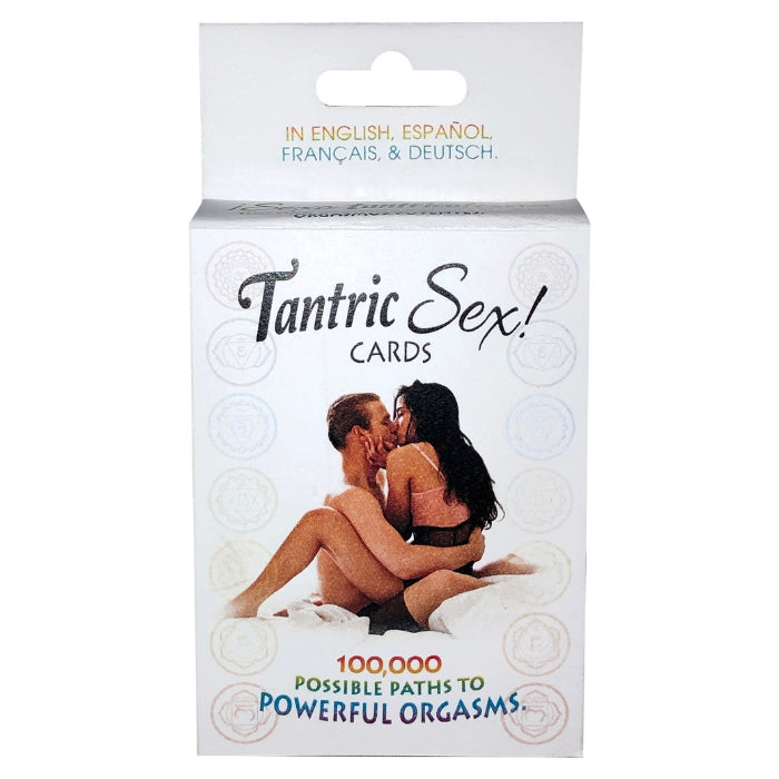 Connect your minds, bodies, and souls by exploring tantric orgasm delay techniques. This card game from Kheper Games contains fifty cards which make diving down the rabbit hole of tantric sex easy and approachable. Detailing tips, tricks, and techniques, these cards contain 100,000 possible paths to orgasm.