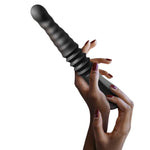 This beautiful toy has 3 powerful thrusting speeds, 1.25 inches thrusting length and a curved shaft for optimal G-Spot and P-Spot stimulation! Lazarus has a long, ergonomic handle for optimal accessibility and comfort during play and a ribbed body for additional sensations during thrusting. USB magnetic rechargeable, and IPX7 waterproof.