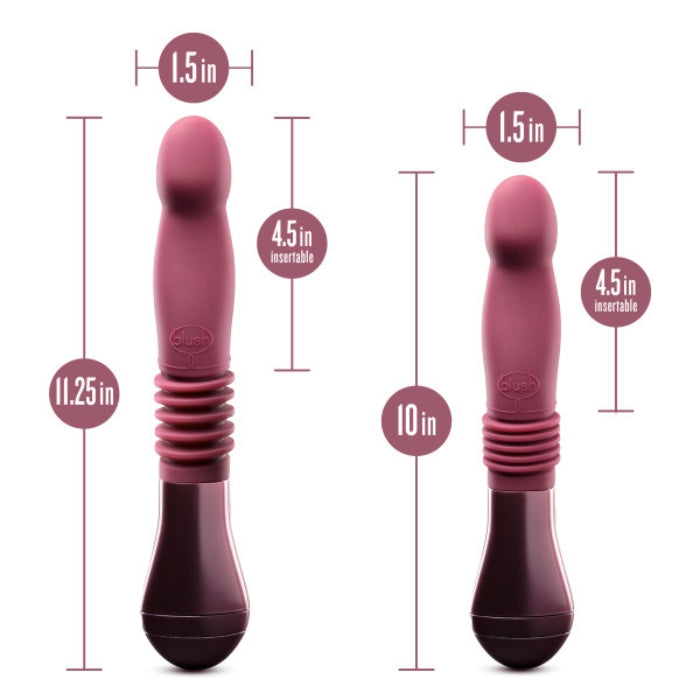 Temptasia Trixie Size - 10inches in length and 11.25 inches fully extended, 4.5inch insertable, 1.5inch at the tip.
