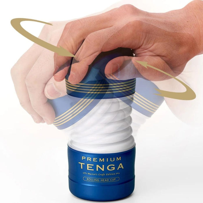 The Tenga Premium Rolling Head Cup was designed with sophisticated internal details for a Premium Suction experience. The flexible spiral body allows you to focus stimulation where you want it most. It comes pre-lubricated for your convenience. 