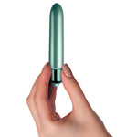Velvety soft mini vibrator for erotic moments of pleasure – even on the go! There are 10 exciting vibration modes for you to choose from which can be controlled at the push of a button. You will be able to feel the intense vibrations through the velvety soft surface. Complete length 10.3 cm, Ø 1.6 cm. Waterproof
