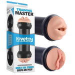 Double ended real feel masturbator, Stretchy and Realistic Feel made of TPE, Phthalate free, Latex free, Realistic internal ribbed textures bring intense sensations. Use with water-based lubricant only. *Do not use mineral oil or oil-based products as lubricants as they may cause deterioration of the toy.