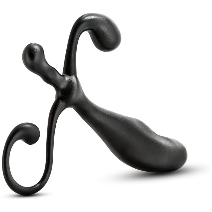 The VX1 Prostimulator is designed to stimulate the prostate for enhanced male orgasms. The Prostate Massager works in harmony with your body's natural movements to elevate you into new levels of pleasure. Measures 12.7cm high, 10.16cm wide with handle, 8.9cm insertable and 2.54cm at the tip.