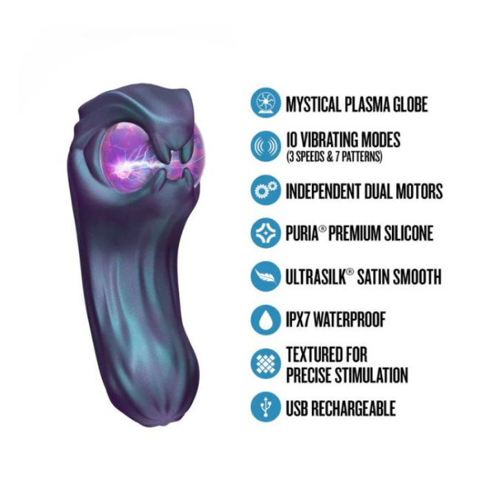 Temptasia Viper Vibrating Cock Ring and Anal Plug USB