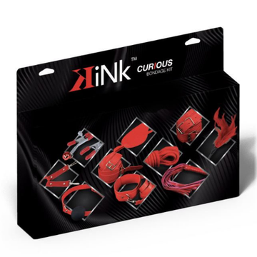Kink Curious Bondage Kit Red 10 Piece