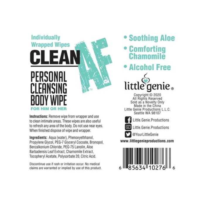 Clean AF Personal Wipes Sachet (1)