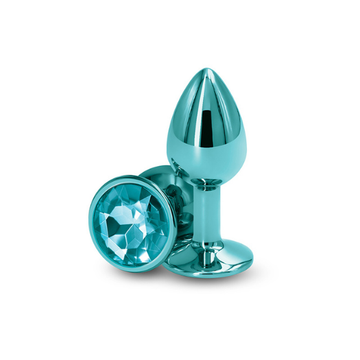 Rear Assets Round Anal Plug Small Teal