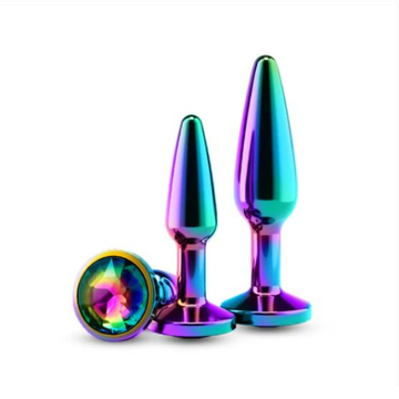 Rear Assets Anal Plug Tapered Trainer Kit  Rainbow (3)