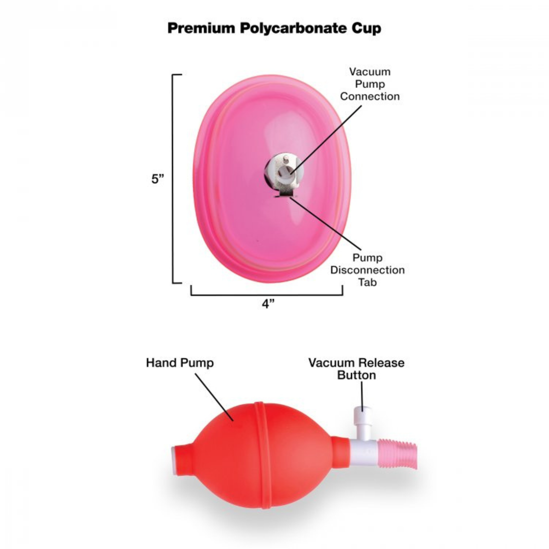 Size Matters 5 Inch Vaginal Pump Large