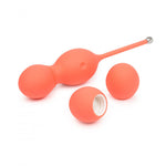 We-Vibe Bloom, kegel balls with a difference. Your very own personal pleasure trainer. Simply move through the vibration levels or create your own, for a little more fun during your pelvic floor exercises. These kegel balls help blood flow to you PC muscles and assist in helping you to have a longer and stronger orgasm more often. USB Rechargeable, 100% Waterproof. We-connect control with your smartphone no matter the distance. You can connect more than one We-Vibe toy on your app and let the games begin!
