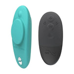 We-Vibe Moxie+ is a wearable remote controlled panty vibrator. The slip proof magnet makes sure your vibrations stay just where you need it. This is the ultimate date night stimulation with your panty vibe. Rechargeable, 100% waterproof. Remote control and We-connect control with your smartphone no matter the distance. You can connect more than one We-Vibe toy on your app and let the games begin. We-Connect app. Perfect for travelling partners.