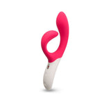 We Vibe Nova Vibrator has dual shafts with motors in both, vibration patterns to tickle the g-spot and clitoris. The flexible shaft for the clitoris never leaves the spot even when the internal shaft is fully penetrating. Rechargeable and 100% waterproof. We-connect control with your smartphone no matter the distance.  You can connect more than one We-Vibe toy on your app and let the games begin.