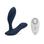 We-Vibe Vector a vibrating anal plug. Vector is customized to fit your body, with an adjustable head and flexible base that target both the prostate and perineum in comfort. 100% Waterproof. USB rechargeable. Remote control and We-connect control with your smartphone no matter the distance. You can connect more than one We-Vibe toy on your app and let the games begin.