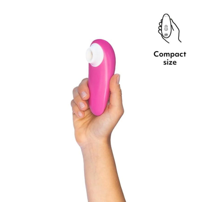 Compact sized clitoral stimulator. All Womanizer products feature a unique innovation called Pleasure Air Technology. 6 intensity levels whether you prefer soft and gentle or powerful and intense, or something in between. Waterproof and rechargeable.