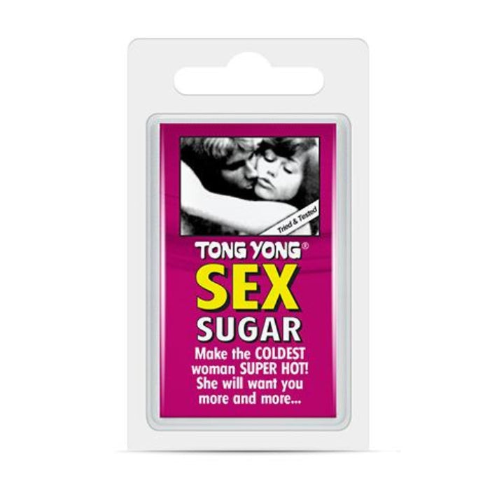A great tasting sex stimulant. The best female enhancer . The powerful Tong Yong Chinese Sugar, an ancient Chinese recipe, enables you to just keep going and going. Adult Dose: Half a packet to a cup of coffee or tea, or according to taste.