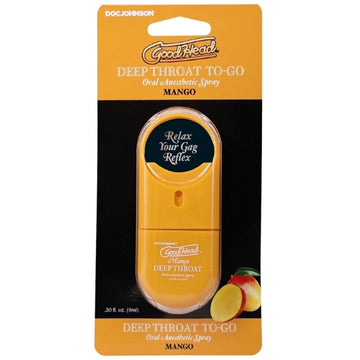 Goodhead Deep Throat Spray Mango