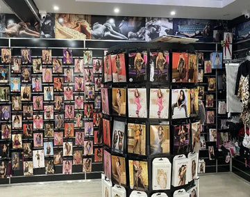 Various items on display at Lady Jane Adult Store Alberton. Visit our upmarket adult store near you, you'll be glad you came!