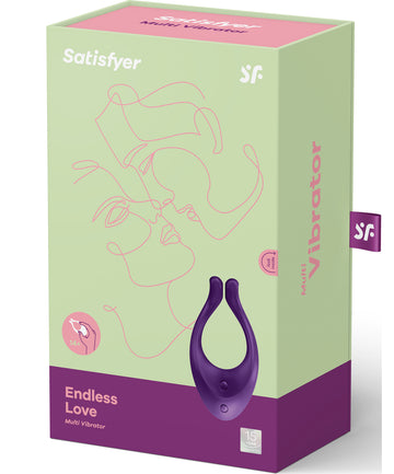 Satisfyer Endless Love Vibrating Cock Ring Lilac