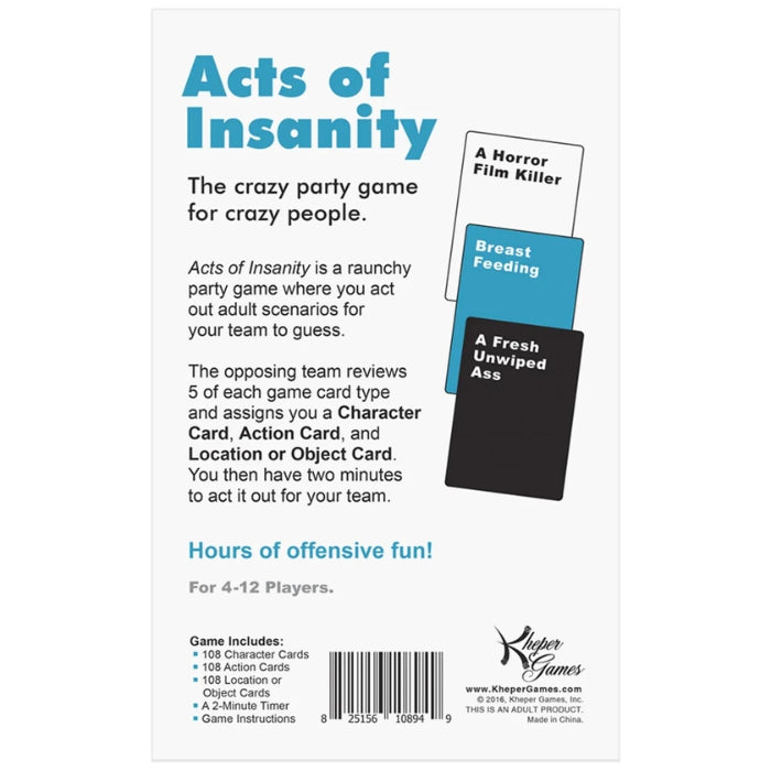 Lady Jane Adult Sex Shop | Acts of Insanity Adult Game