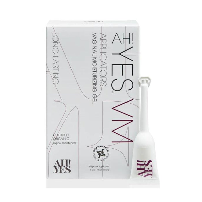 AH! YES Vaginal Moisturizer is a water-based vaginal moisturizing gel that is formulated with natural and organic ingredients. Guaranteed pure by its certified organic status, it is designed to be side-effect free and delivers outstanding rehydration.