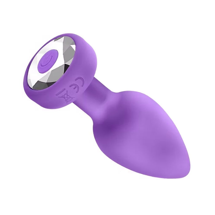 Lady Jane Adult Sex Shop | Anal Plug Vibrator with Remote - Purple Medium