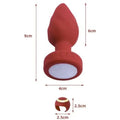 Lady Jane Adult Sex Shop | Anal Plug with Finger Remote - Red Medium