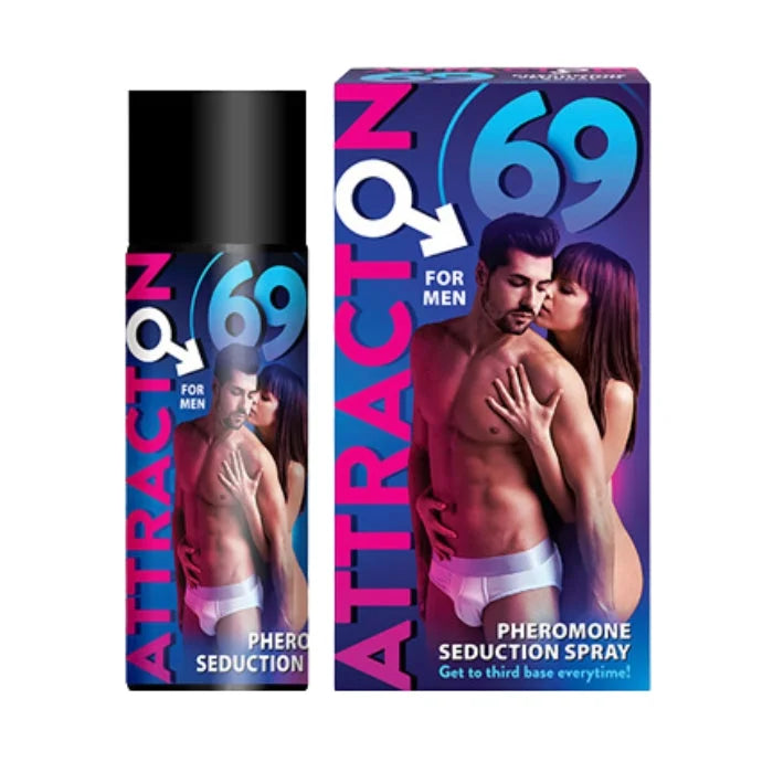 Lady Jane Adult Sex Shop | Attracton 69 Pheromone Spray for Men