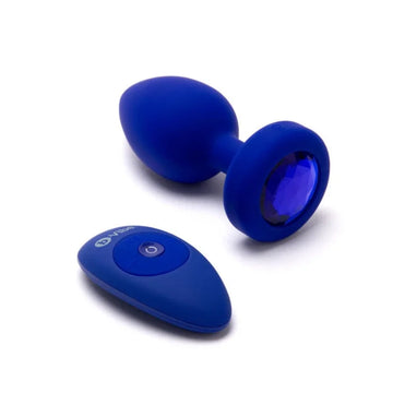 Lady Jane Adult Sex Shop | B Vibe Vibrating Jewel Plug Blue
