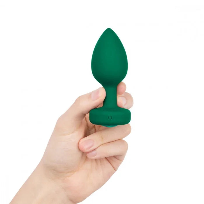 Lady Jane Adult Sex Shop | B Vibe Vibrating Jewel Plug Green