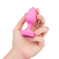 Lady Jane Adult Sex Shop | B Vibe Vibrating Jewel Plug Pink